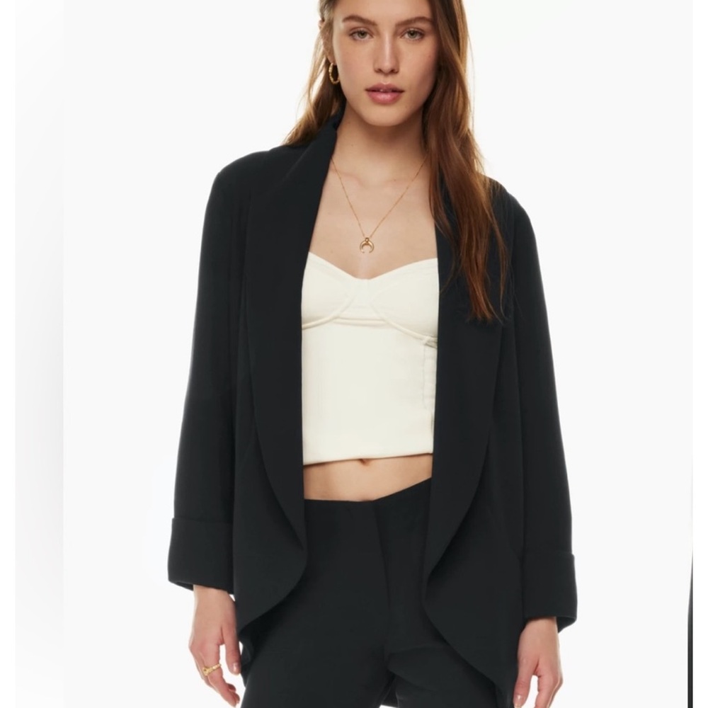 Artizia Wilfred black north blazer size 0 office career classic